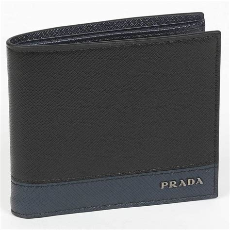 prada leather mens wallet|buy prada wallet online.